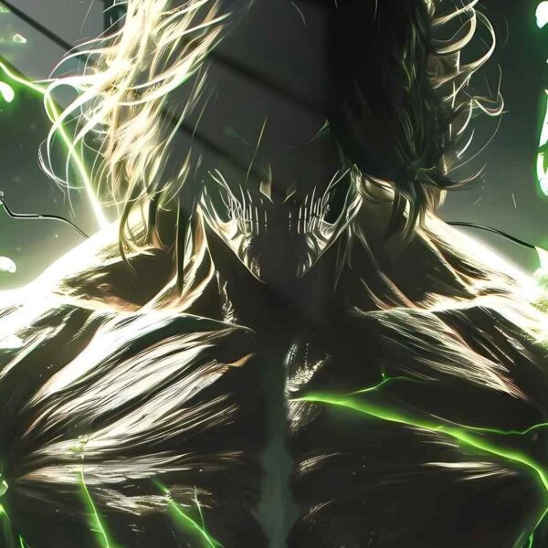 Attack Titan Glowing Muscles Green