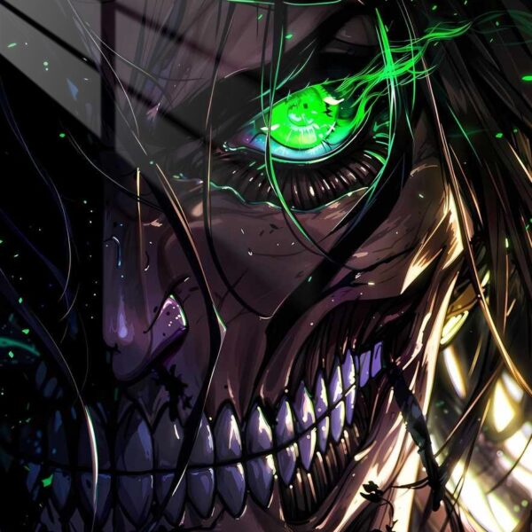 Attack Titan Green Glare Dark