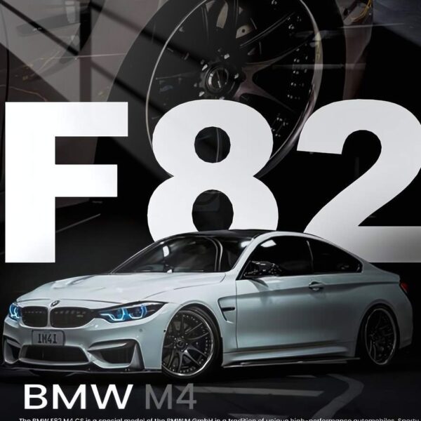 Bmw F82 M4 Front View Silver