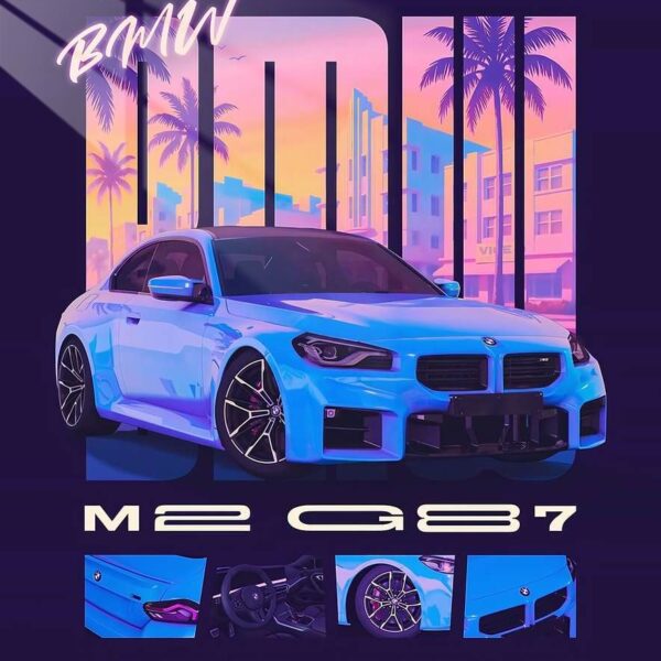 Bmw M2 G87 Miami Nights Blue