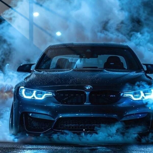 Bmw M3 Blue Night Smoke Night