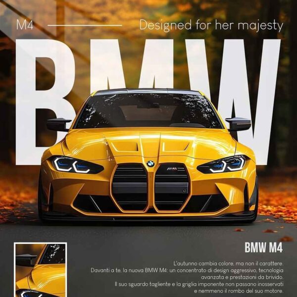 Bmw M4 Autumn Majesty Yellow