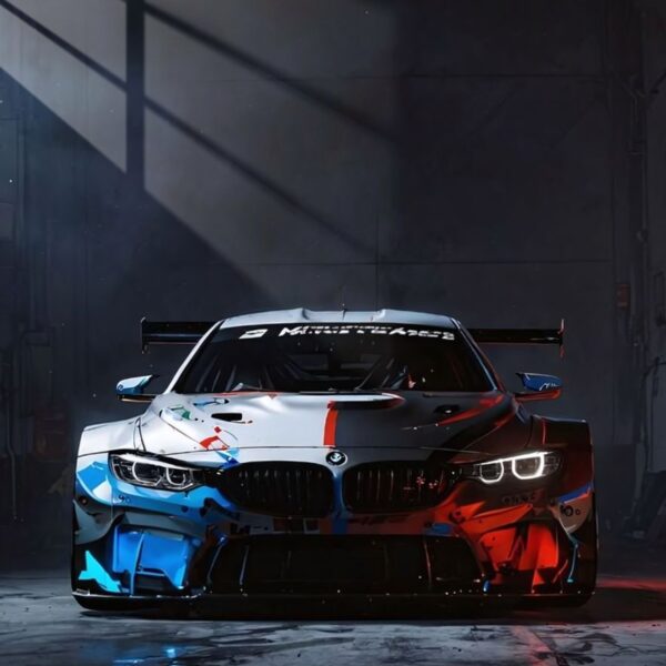 Bmw M4 Gt4 Garage Glow Tri Color