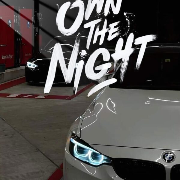 Bmw M4 Night Lights White