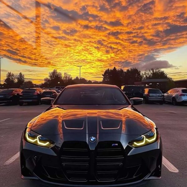 Bmw M4 Sunset Reflection Black