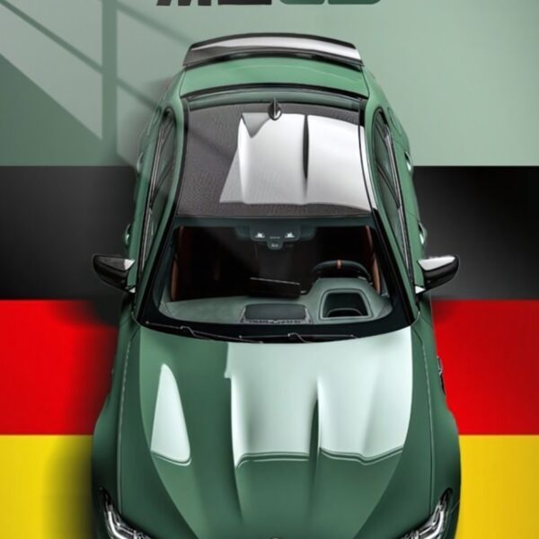 Bmw M5 Cs Top Down Green