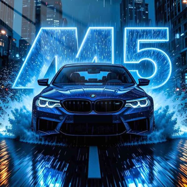 Bmw M5 Neon Rain Blue