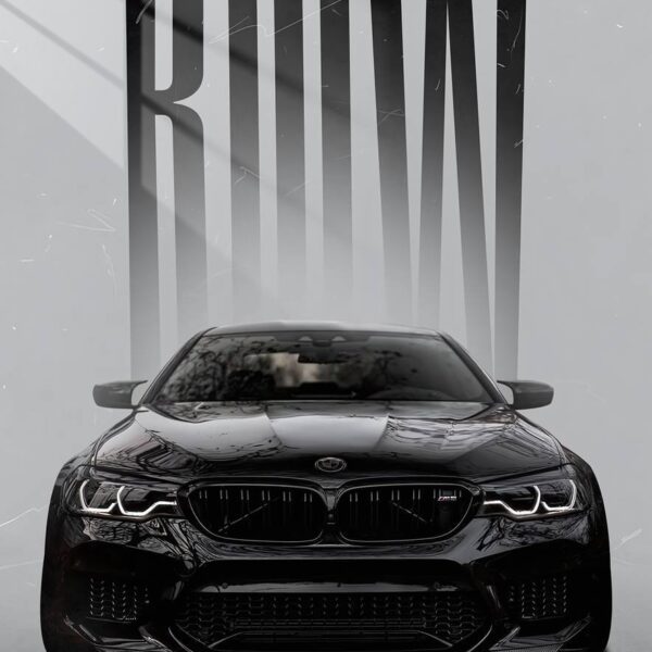 Bmw M5 Static Shot Black