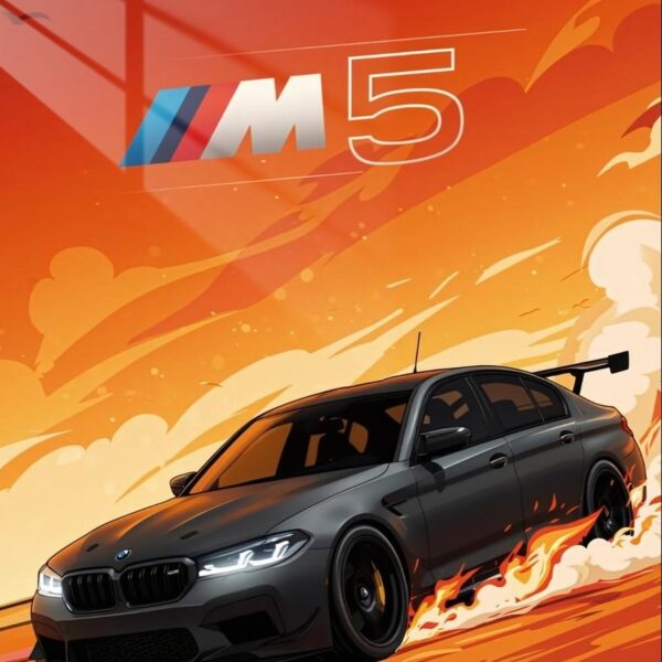 Bmw M5 Sunset Blaze Dark Grey
