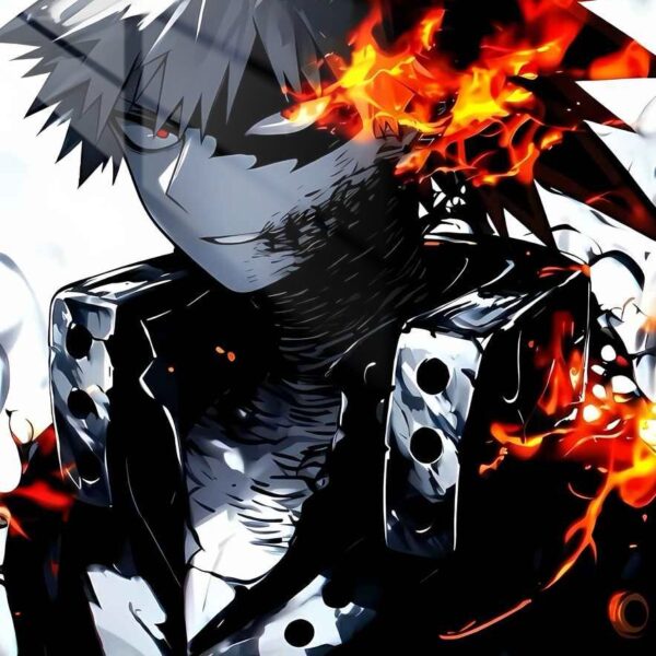 Bakugo Fire & Ice Red & White