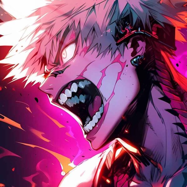 Bakugo Rage Pink & Red
