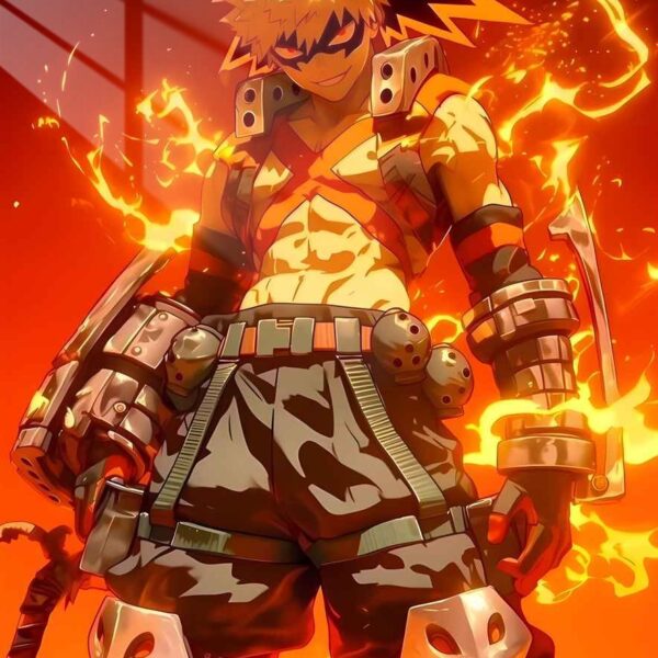 Bakugo Red Inferno Orange