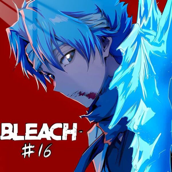 Blue Haired Boy Ice Blue, Red