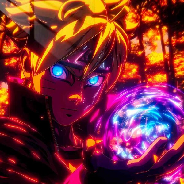 Boruto Energy Orb Crimson Fire