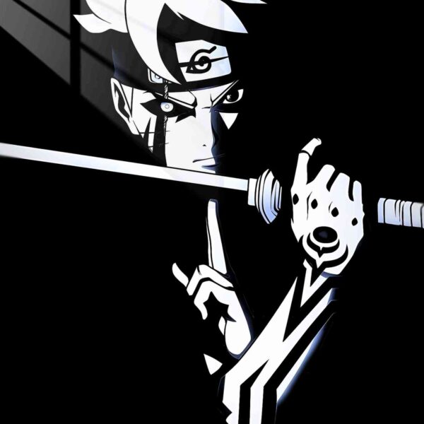 Boruto Monochrome Blueish White