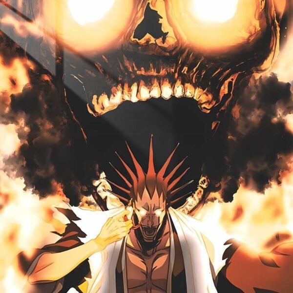Burning Kenpachi Fire Orange