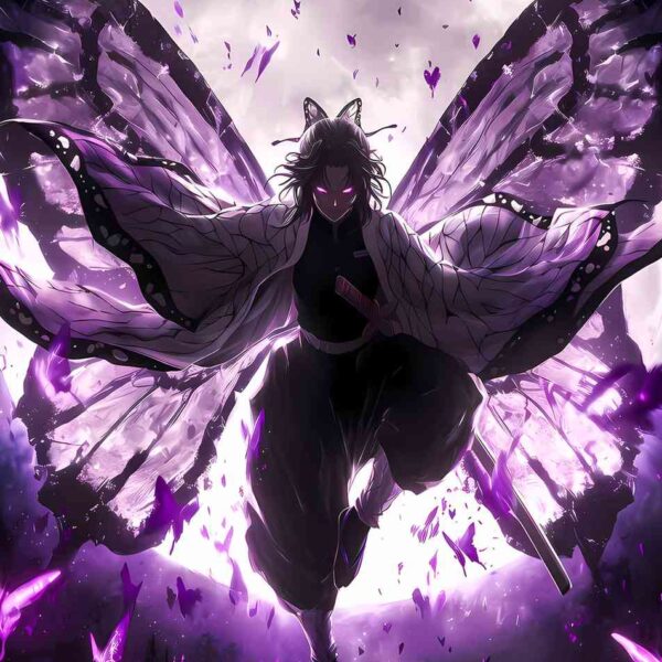 Butterfly Hashira Moonlight Purple