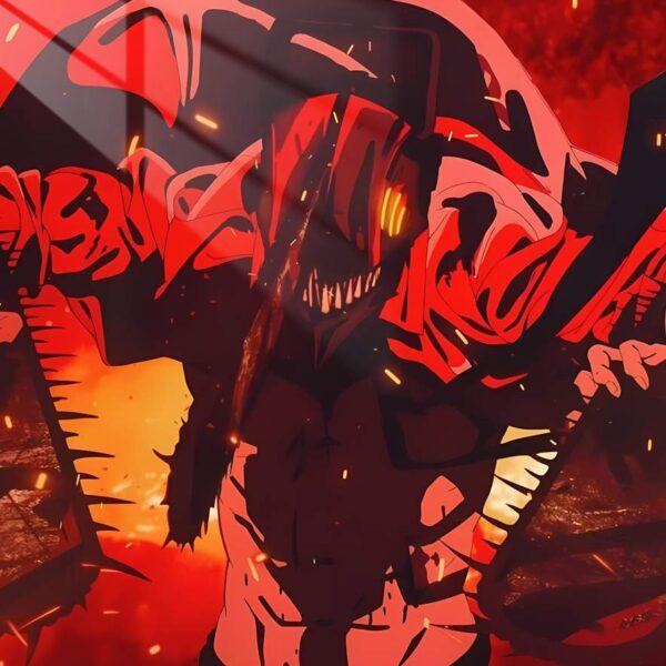 Chainsaq Devil Fiery Inferno Red