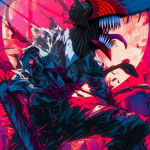 Chainsaw Devil Crimson Chaos Red & Blue