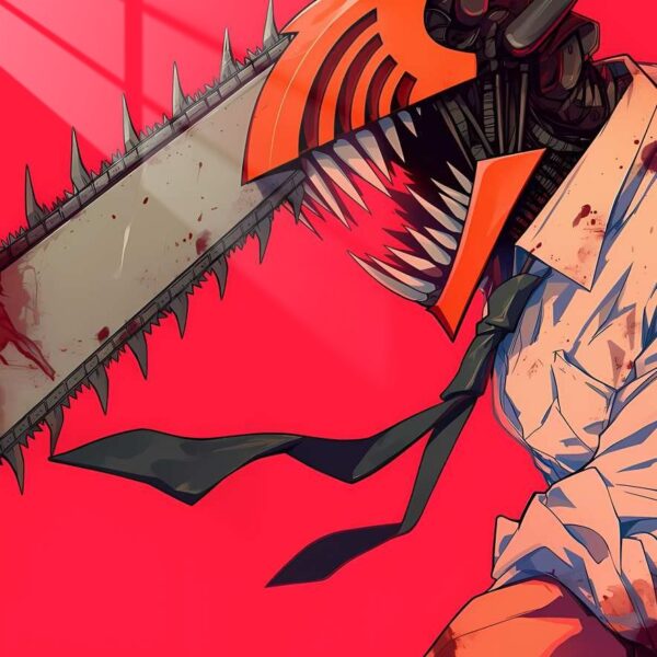 Chainsaw Man Bloody Red