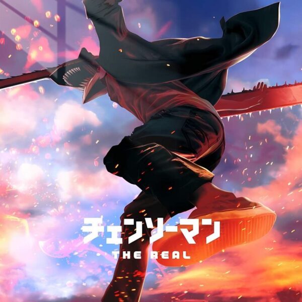 Chainsaw Man Fiery Descent Red