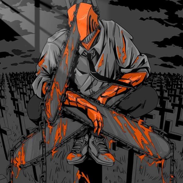 Chainsaw Man Graveyard Orange