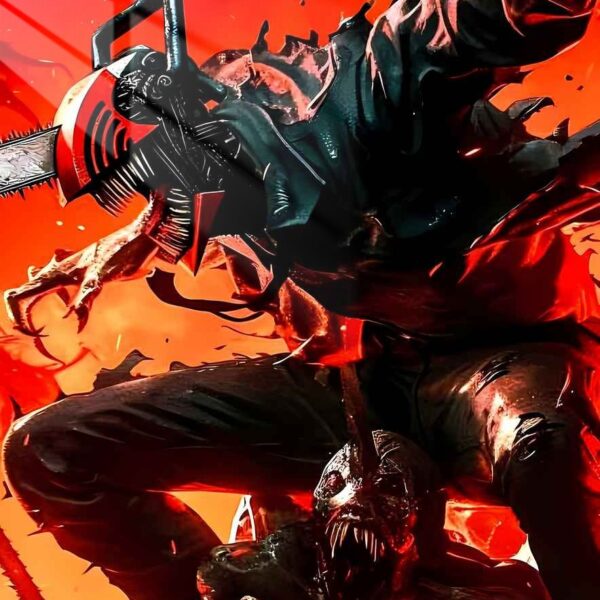 Chainsaw Man Hellfire Red