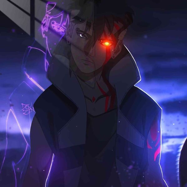 Crimson Eyes Neon Purple & Red
