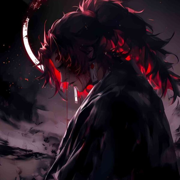 Crimson Hair Dark Red
