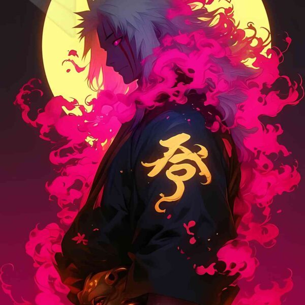 Crimson Jiraya Vaporwave Pink & Gold