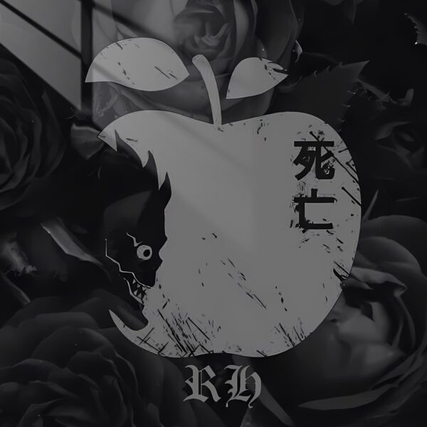 Death Note Apple Roses Black