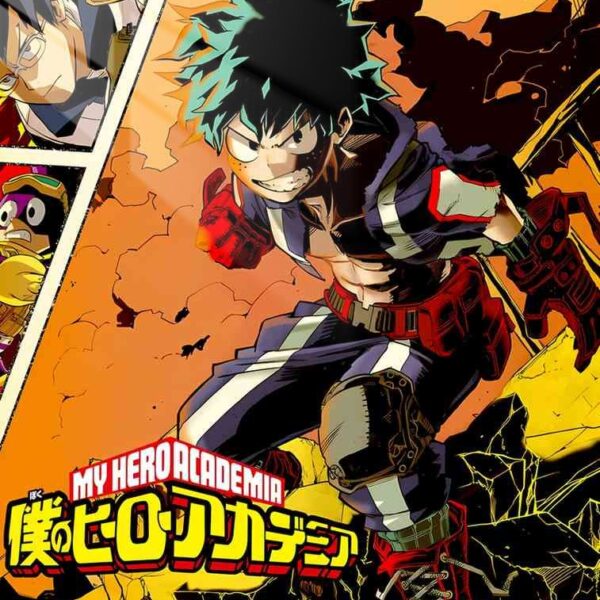 Deku Smash Comic Orange And Yellow