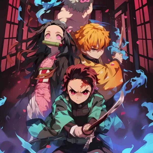 Demon Slayer Trio Breath Blue