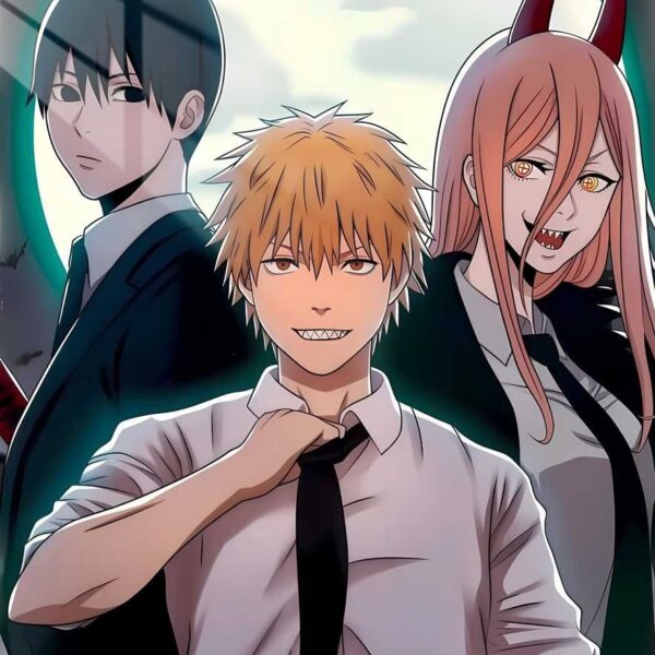 Denji Dark Academia Teal