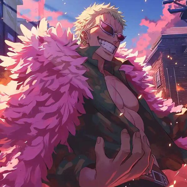 Doflamingo Pink Blue