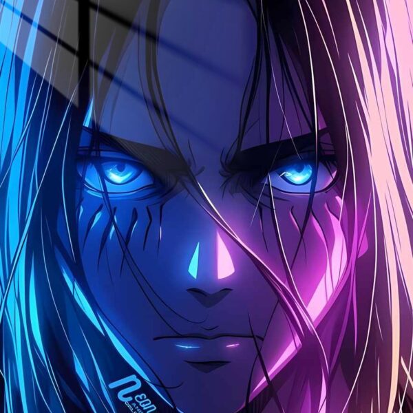 Eren Neon Glow Blue, Purple
