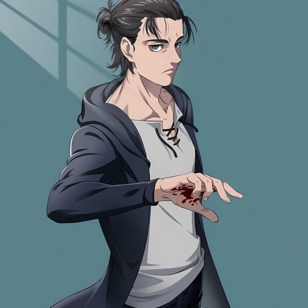 Eren Yeager Casual Teal