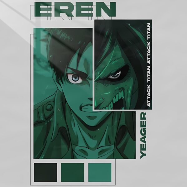 Eren Yeager Dual Face Green