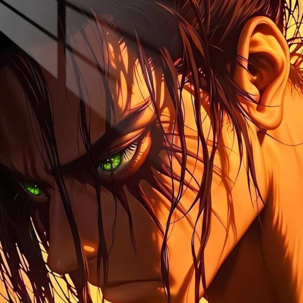 Eren Yeager Sunset Glow Orange