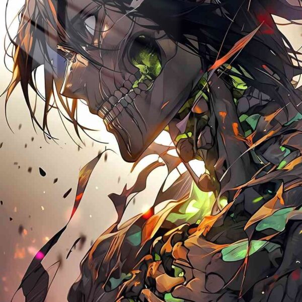 Eren Yeager Titan Transformation Orange & Green