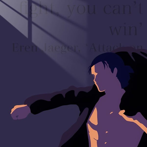 Eren'S Resolve Minimalist Purple