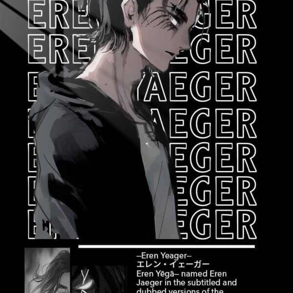 Eren'S Transformation Monochrome