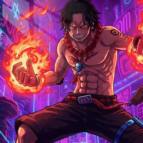 Fire Fist Ace Purple City