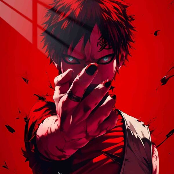 Gaara Crimson Fury Red