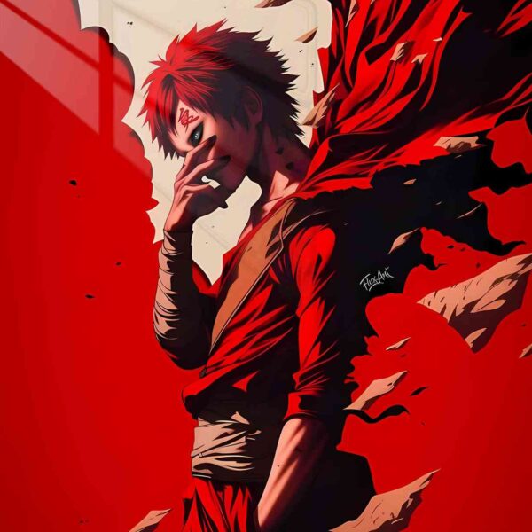 Gaara Red Cloak Crimson