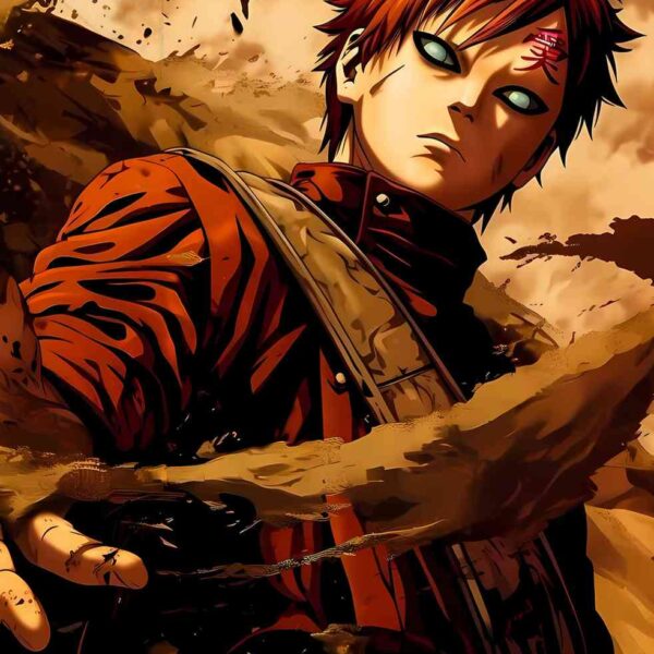 Gaara Sandstorm Red Gold