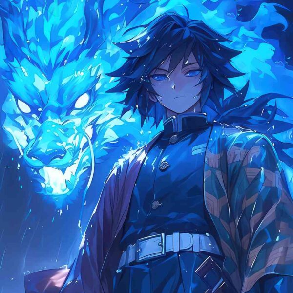 Giyu Tomioka Breath Of Water Blue