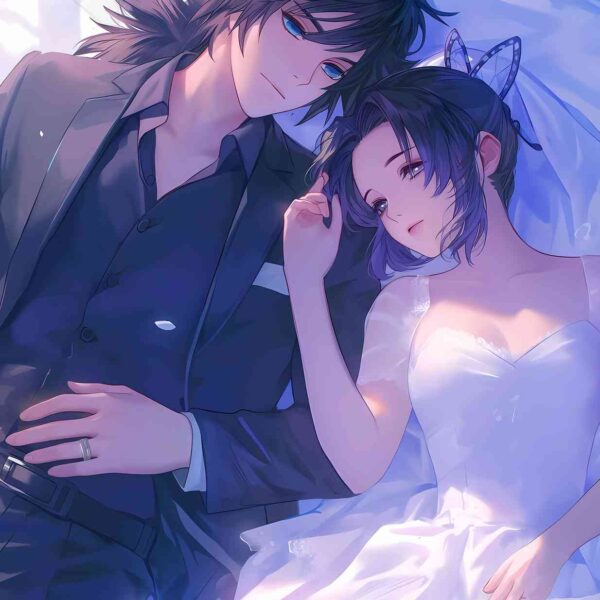 Giyu And Shinobu Wedding Purple