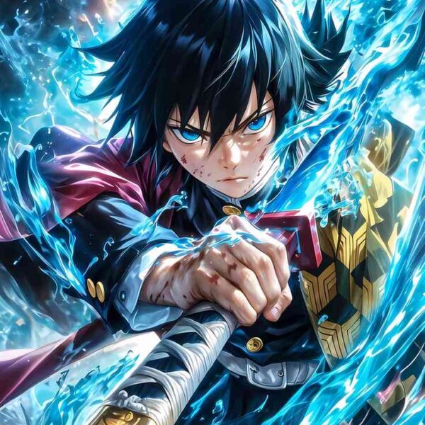 Giyuu Water Breathing Blue