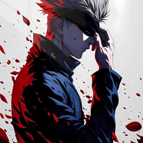 Gojo Blood Splatter Red
